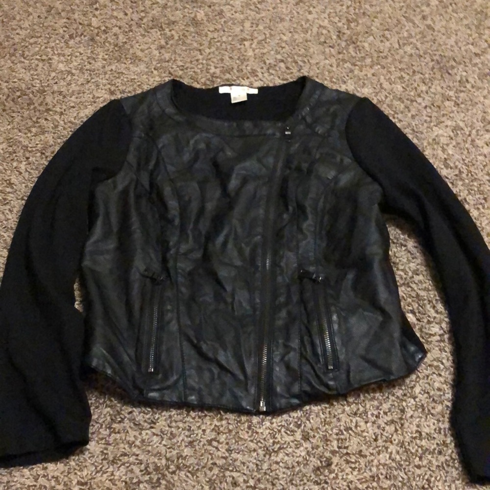 A Black Leather Jacket KJordan